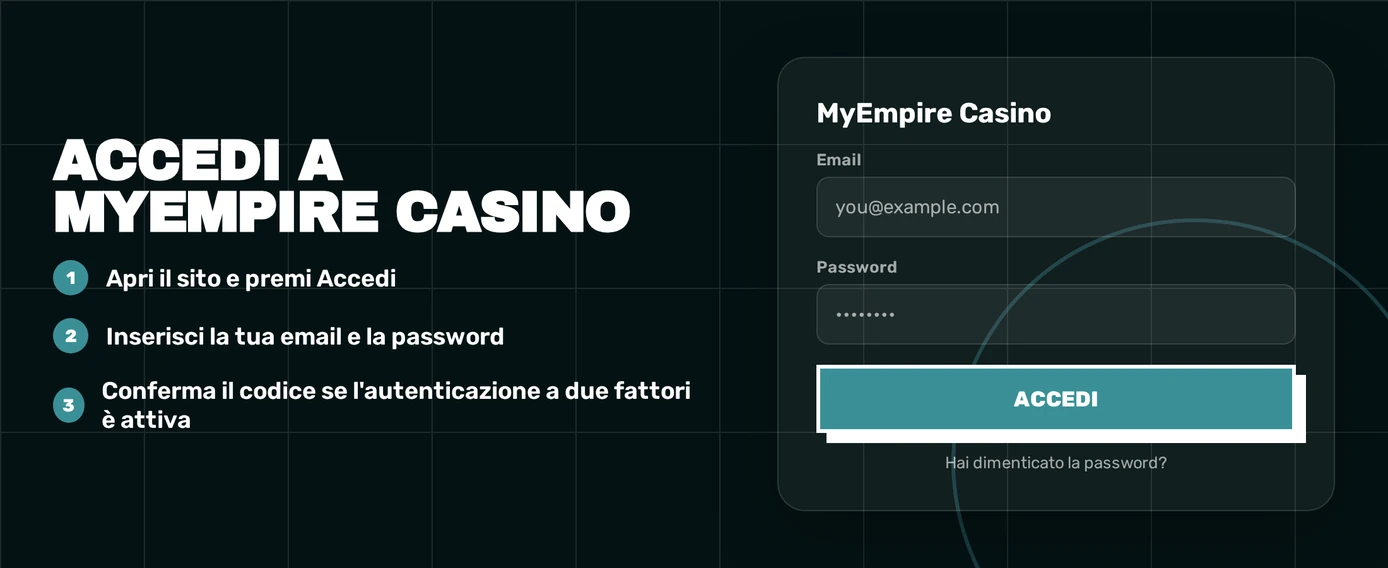 Inserisci credenziali nel form.
